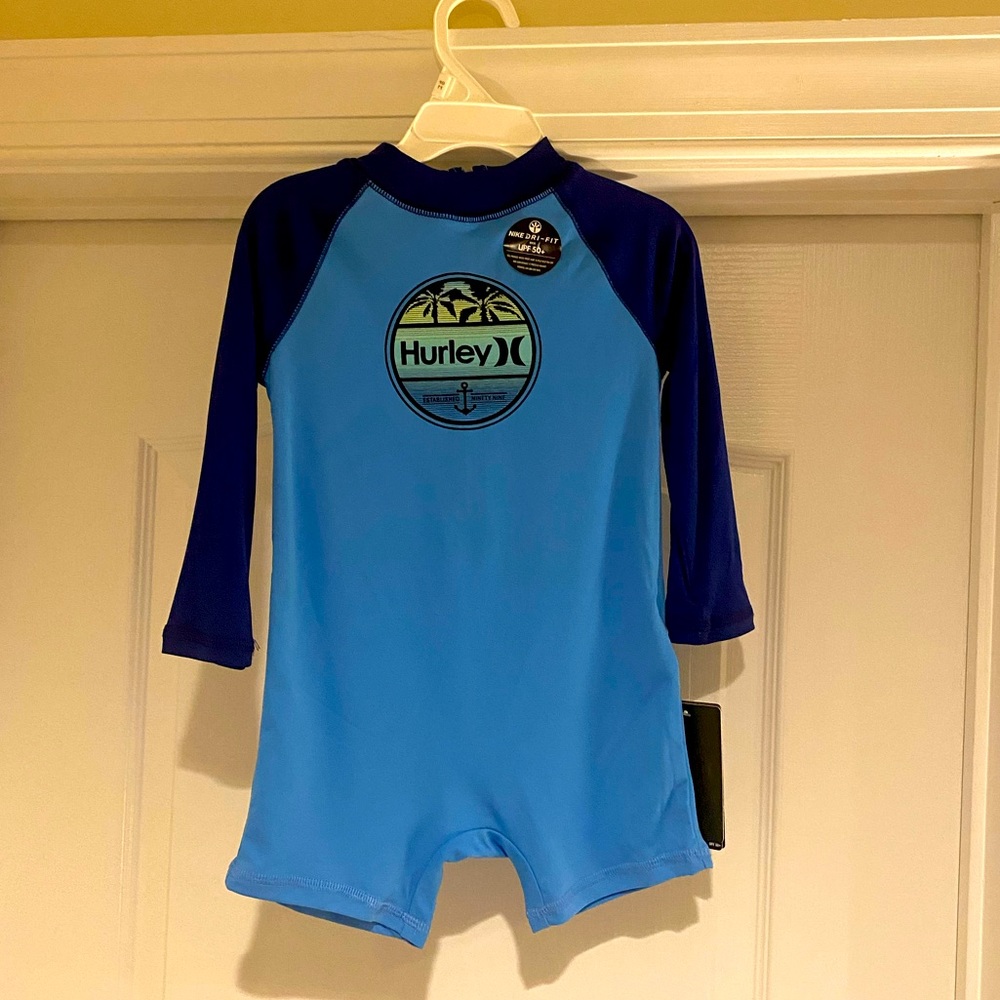 Hurley Baby Boy One-piece Swimsuit, 18 months